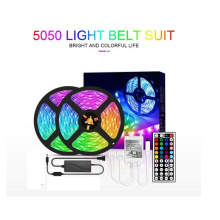 16 Feet RGB SMD 5050 DC12V 30led/M 44-key IF Remote Control LED Light Strip